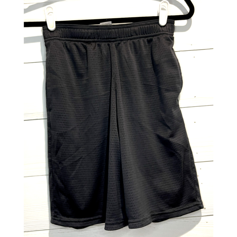 C9 Champion Youth 10/12 Dark Gray Athletic mesh Shorts Pockets Elastic Waist